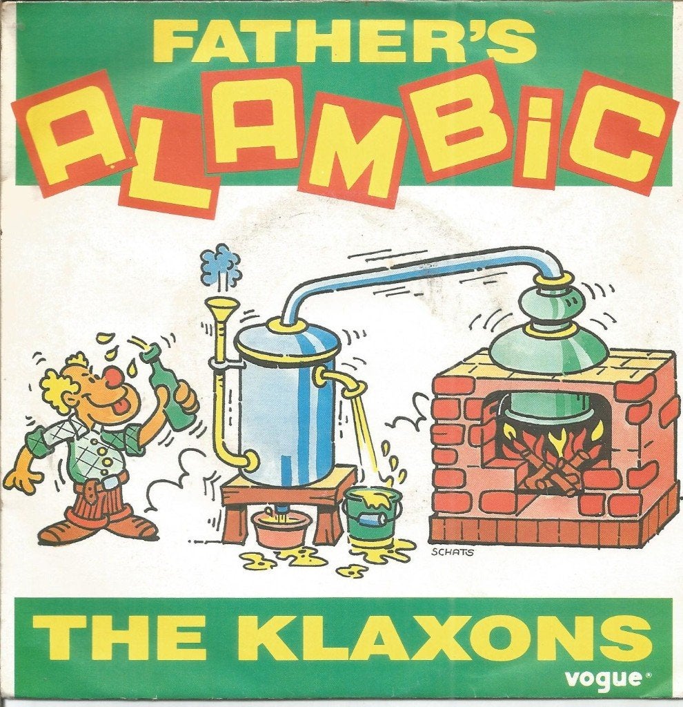 VERKOCHT The Klaxons – Father's Alambic (1985), Fotohoes, 7 inch, Ophalen of Verzenden, Zo goed als nieuw