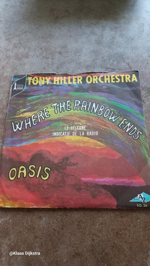 Tony Hiller Orchestra - Where The Rainbow Ends / Oasis, Ophalen of Verzenden, 1980 tot heden, Overige formaten, Jazz
