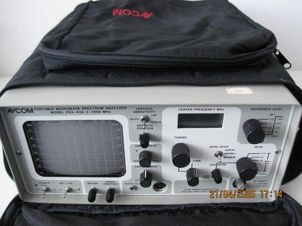 Avcom Spectrum Analyzer PSA-65A., Ophalen, Gebruikt