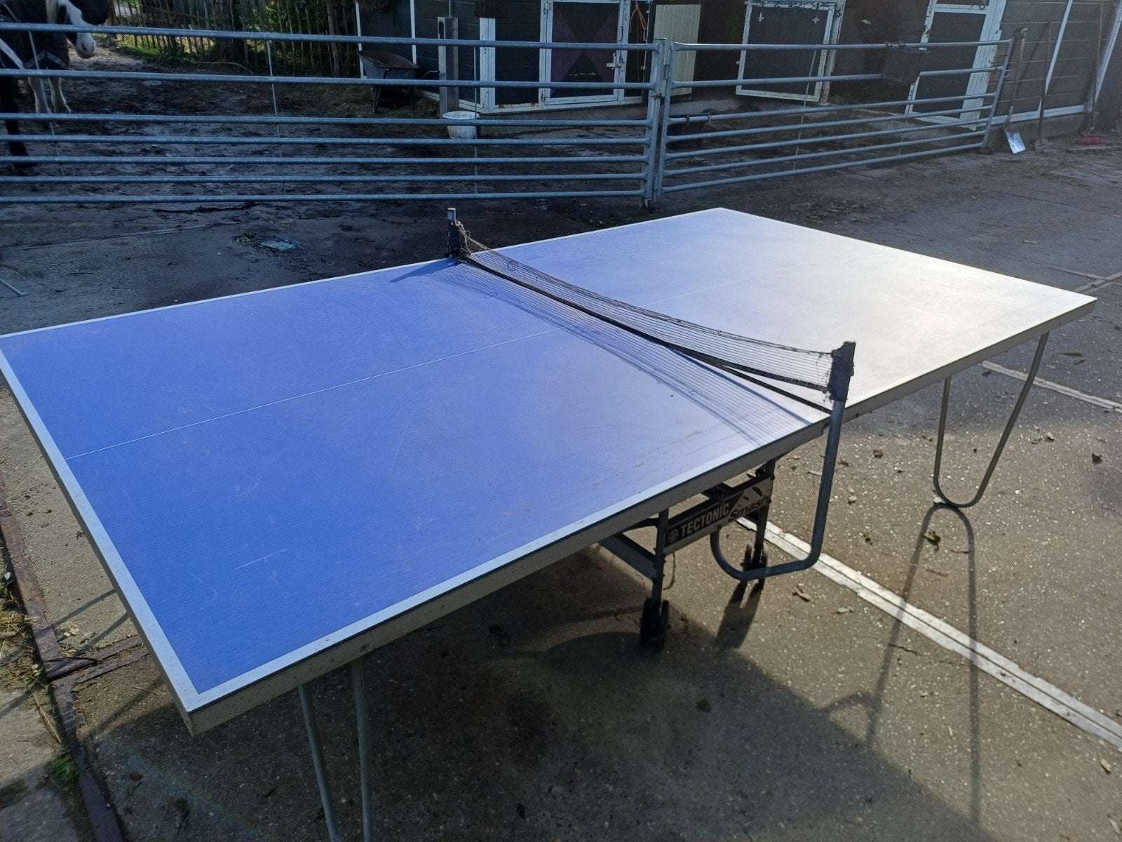 tafeltennis tafel, Ophalen, Gebruikt, Tafel Indoor, Inklapbaar