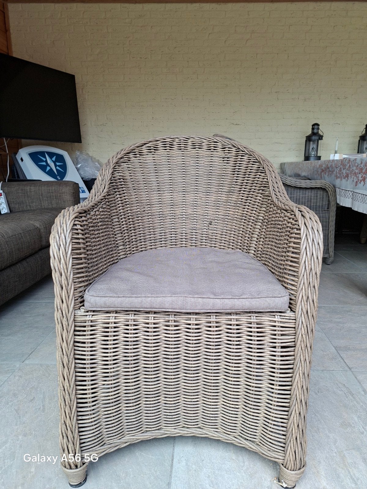 terras stoelen, Tuin en Terras, Ophalen, Gebruikt, Kunststof