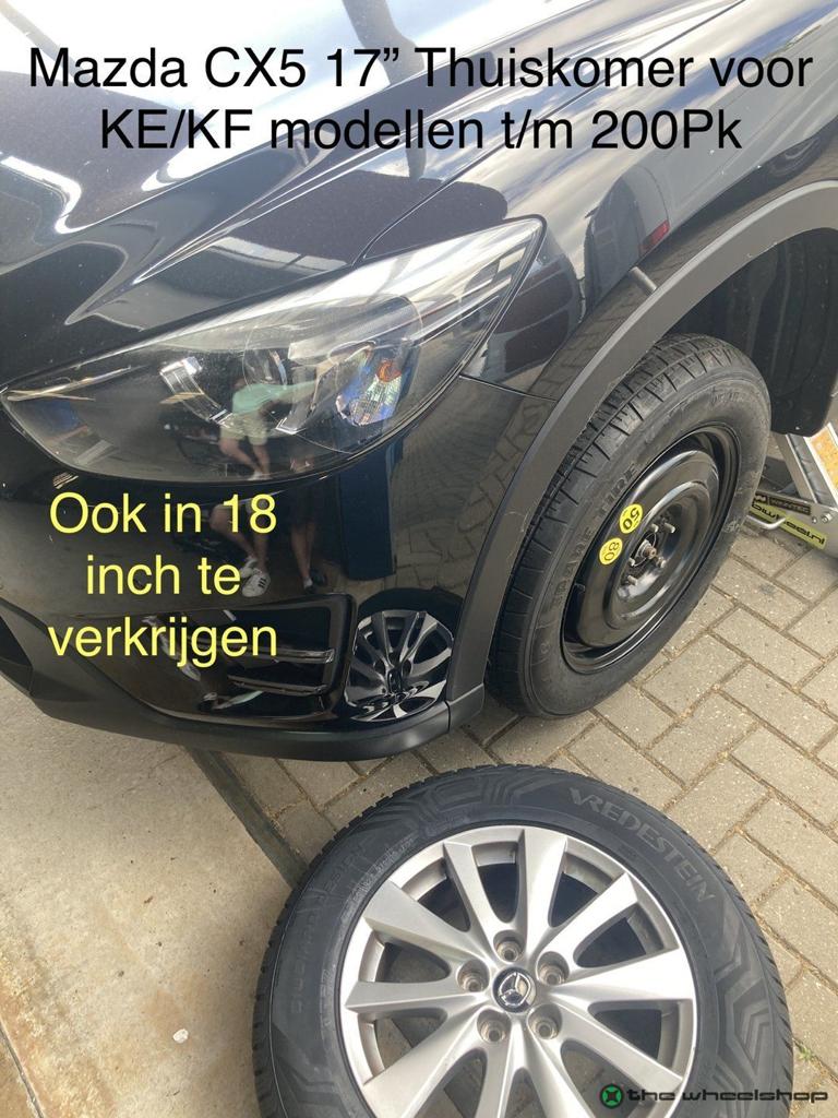 Thuiskomer Reservewiel MAZDA 3 6 CX3 CX30 CX5 CX60  17 inch, Gebruikt, -, Banden en Velgen, Ophalen of Verzenden