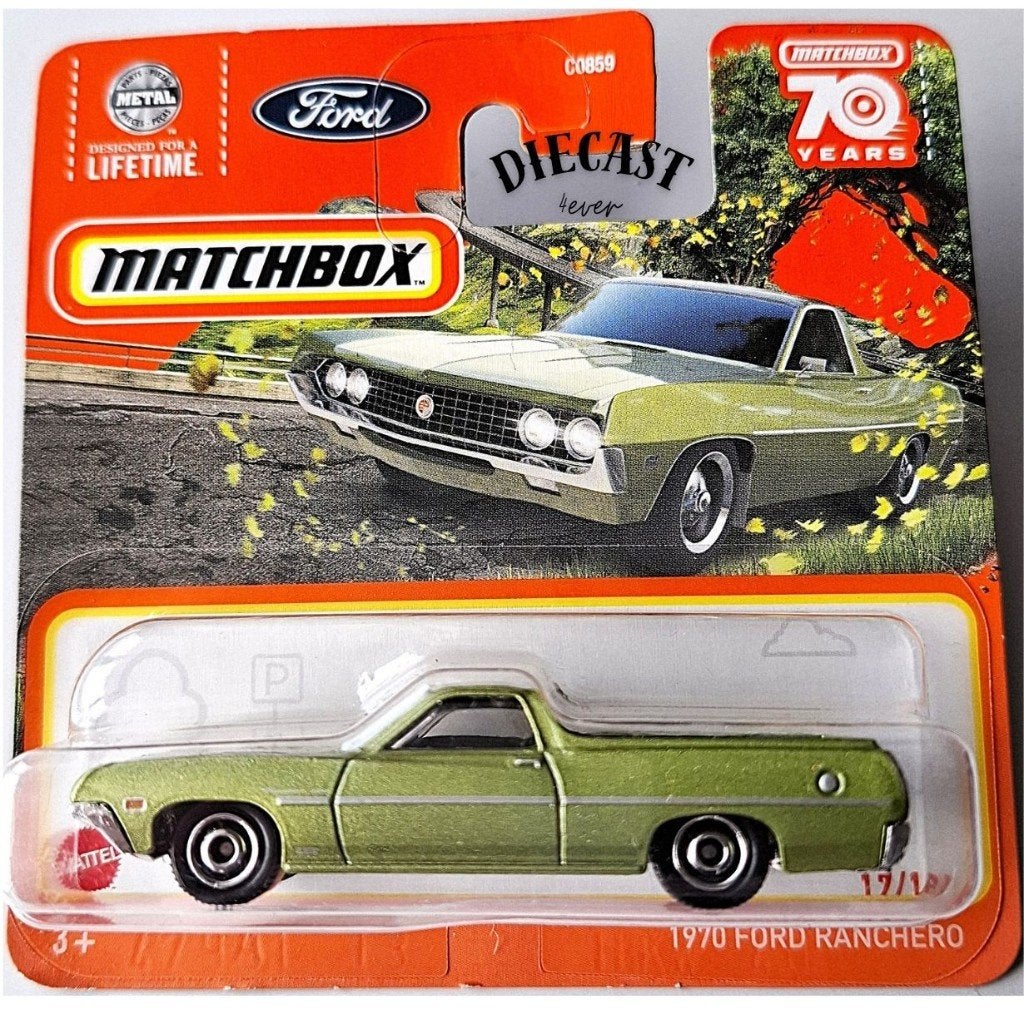 Matchbox 1970 Ford Ranchero, Ophalen, Nieuw, Auto