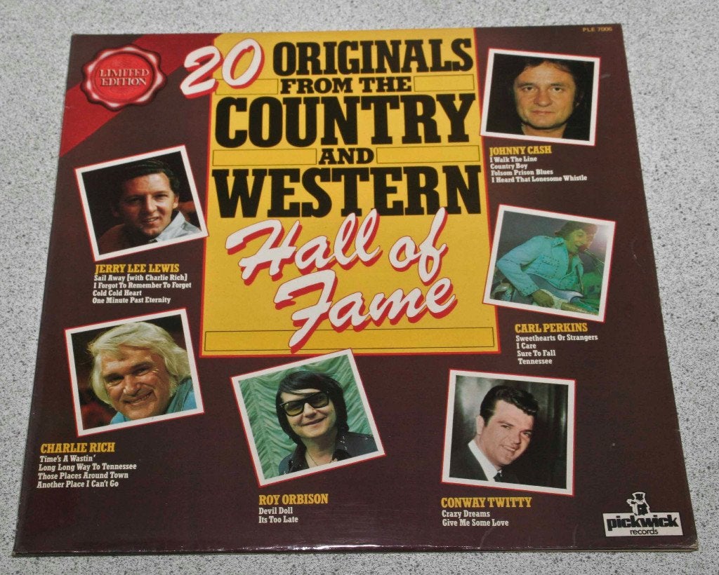 20 Originals From the Country and Western Hall of Fame LP, LP, Gebruikt, Ophalen of Verzenden, 12 inch