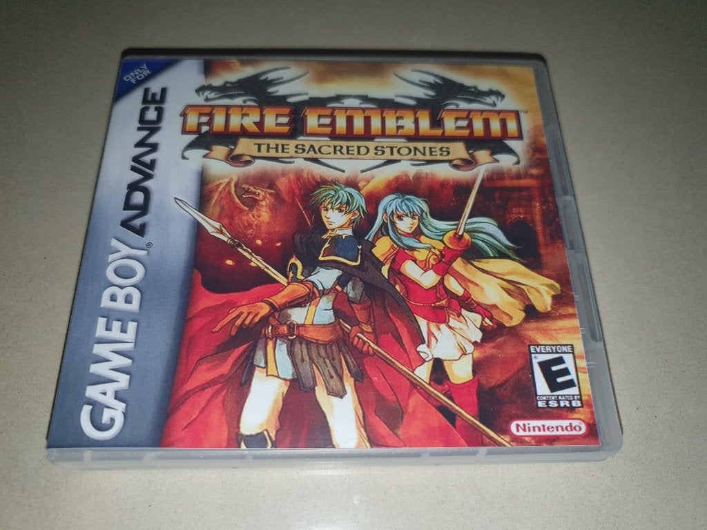 Fire Emblem The Sacred Stones Game Boy Advance GBA Game Case, Avontuur en Actie, Verzenden, 1 speler, Zo goed als nieuw