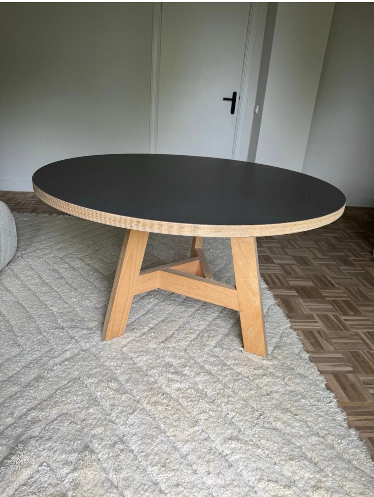ARP Design Triround CC eettafel Ø128 cm – Dutch Design, Ophalen, Gebruikt, 100 tot 150 cm, Rond