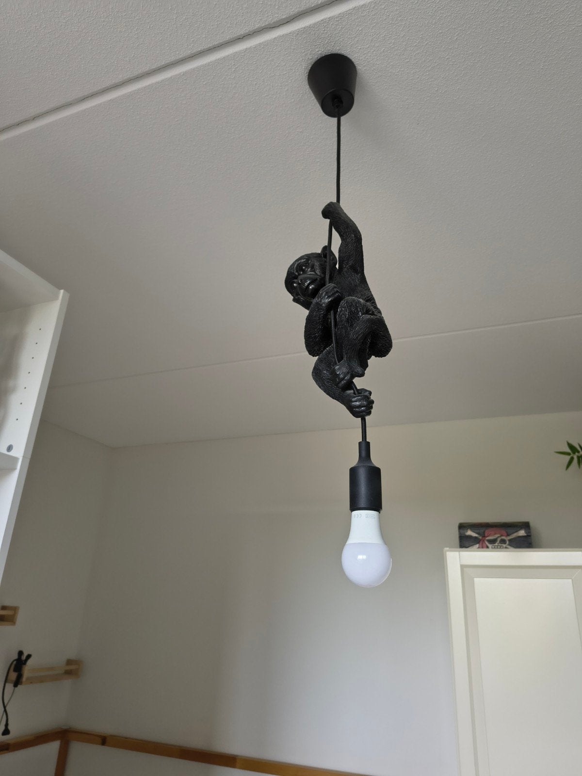 hanglamp aap, Ophalen of Verzenden, Zo goed als nieuw