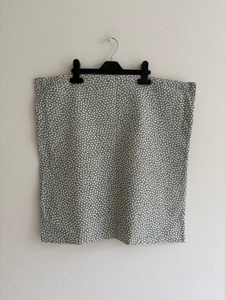 Kussenhoes, Grijsgroen, stippen, katoen, H&M Home, 50x50 cm, Overige merken, Wasbaar, Vierkant, Nieuw