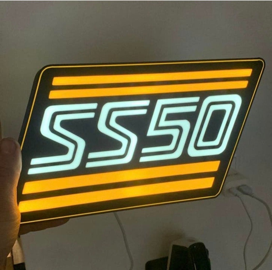 3D Geprinte LED Lamp Honda SS50 - Uniek Cadeau!, Ophalen of Verzenden