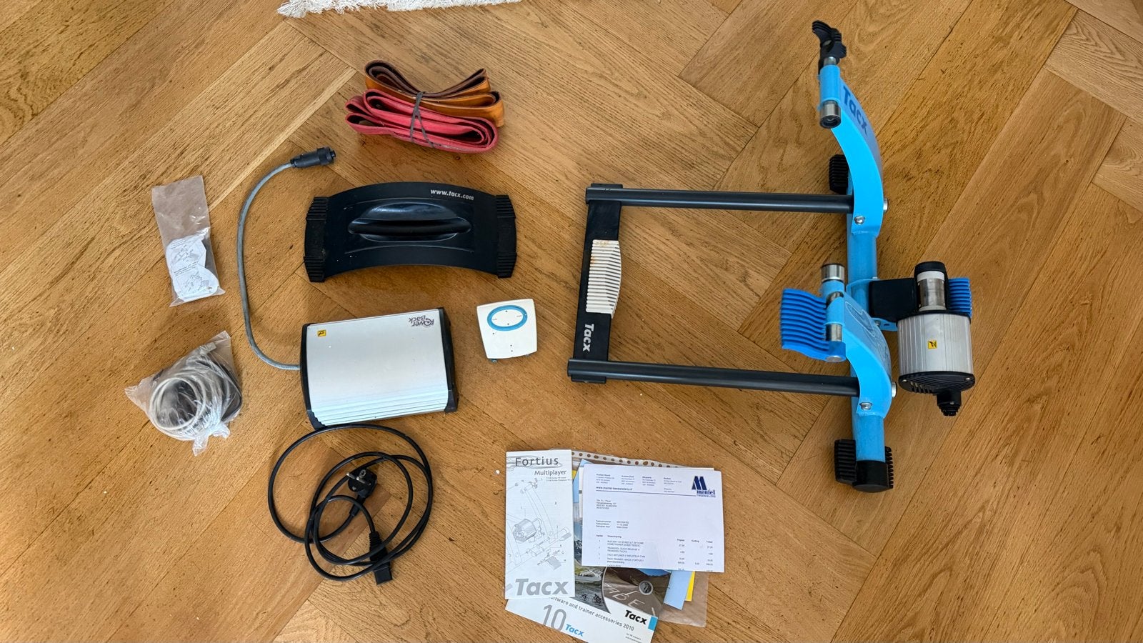 Tacx Fortius T1940 trainer compleet met bon en handleiding, Ophalen, Gebruikt