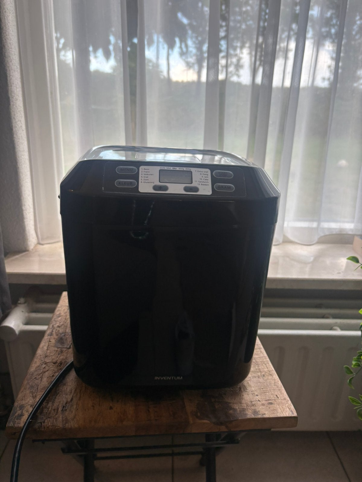 Broodbakmachine, Witgoed en Apparatuur, 400 tot 800 gram deeg, Ophalen of Verzenden, Zo goed als nieuw, Met timer