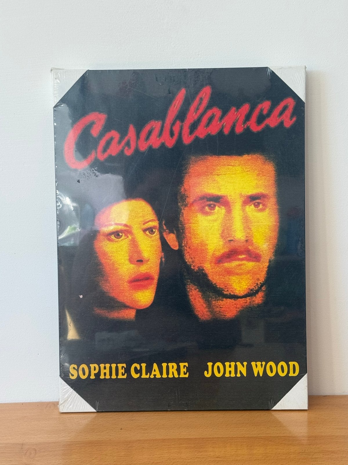 Casablanca Film Canvas poster - Sophie Claire & John Wood, Ophalen of Verzenden, Nieuw, Film en Tv