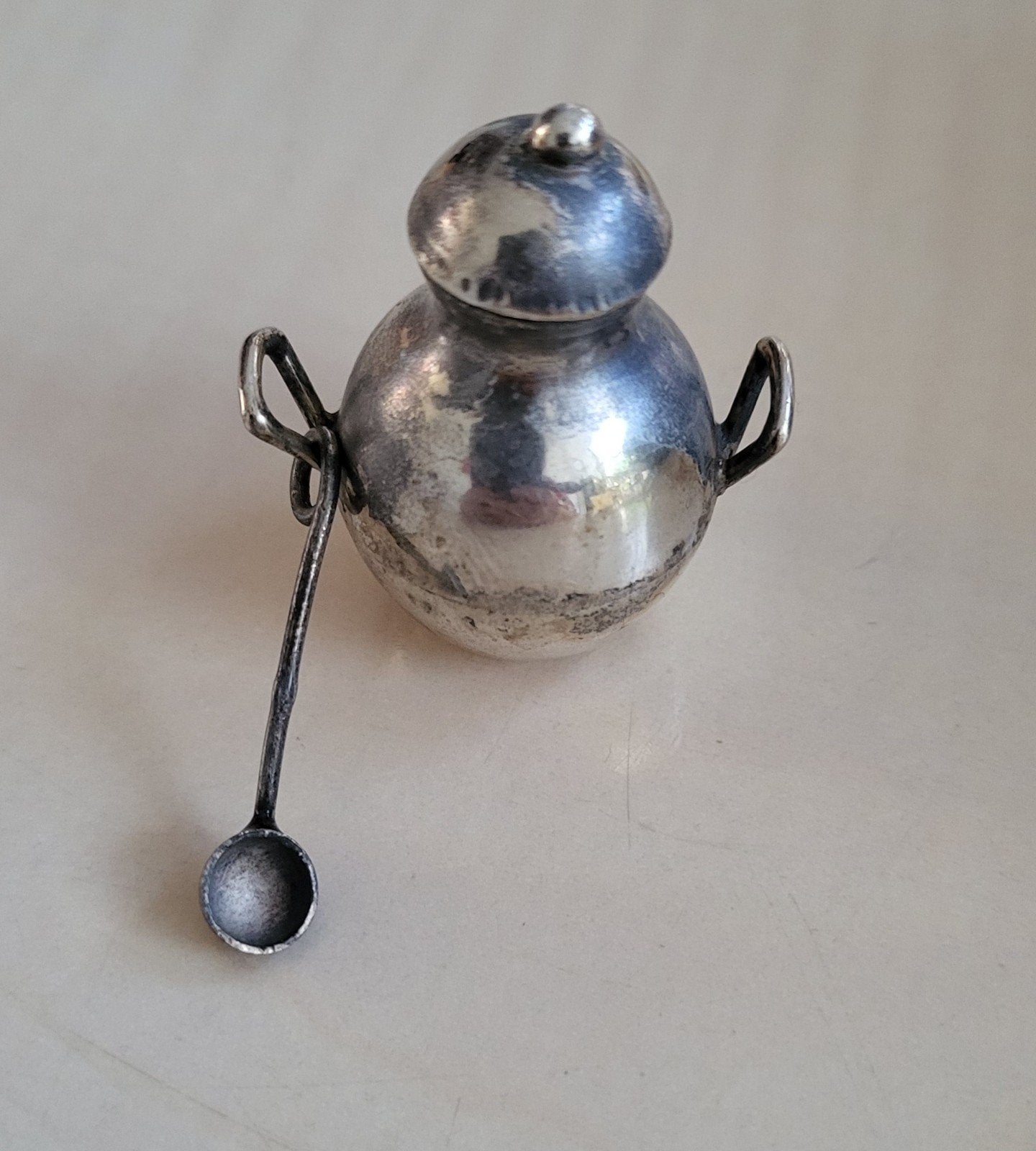 Zilveren miniatuur, Ophalen of Verzenden