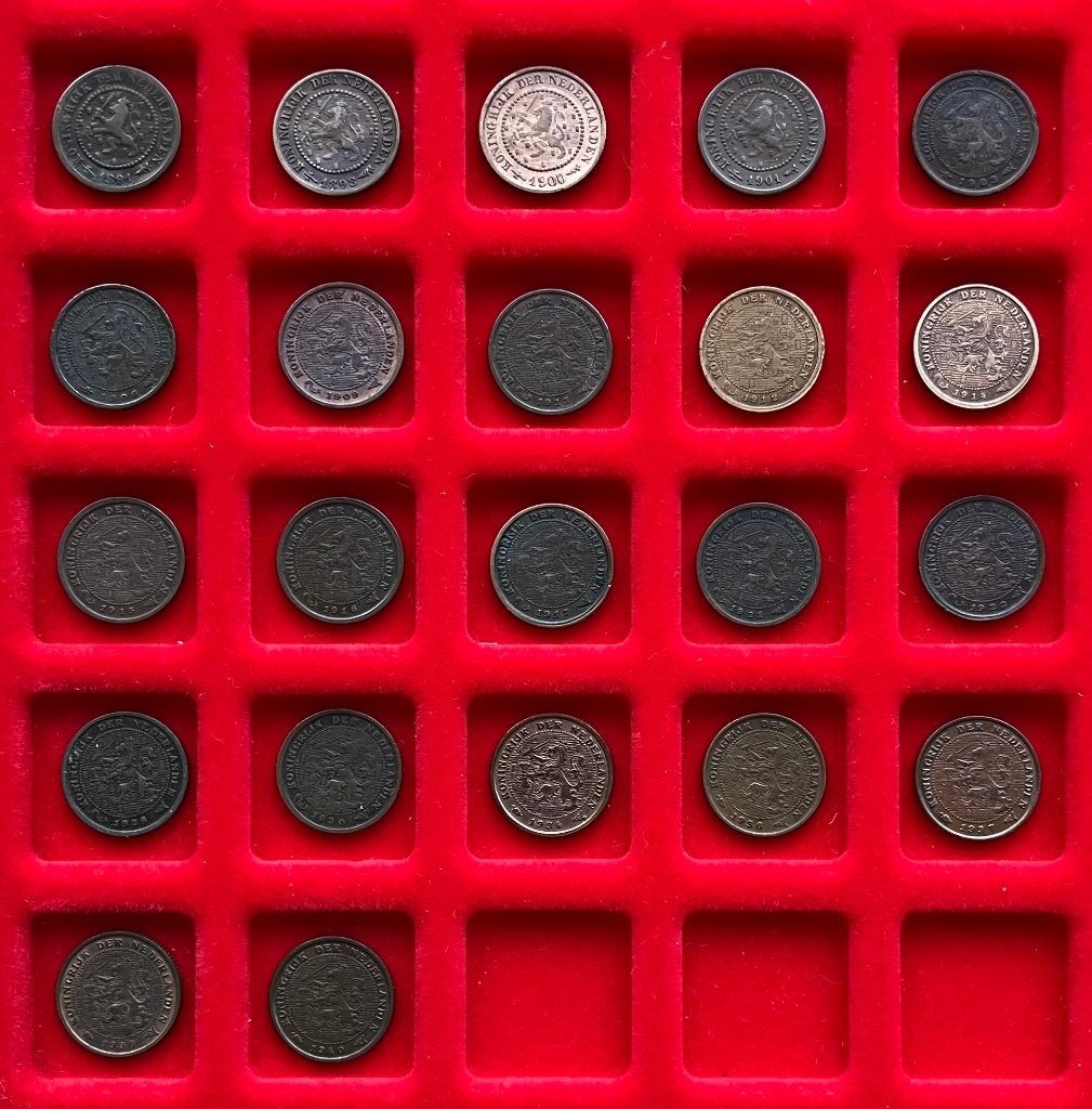 Halve cent Wilhelmina, Postzegels en Munten, Munten | Nederland, Ophalen, Koningin Wilhelmina, Overige waardes, Losse munt