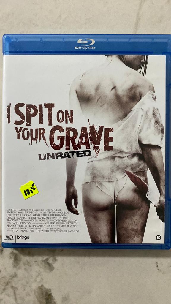 I spit on your grave blu ray NL versie, Ophalen of Verzenden, Zo goed als nieuw, Horror