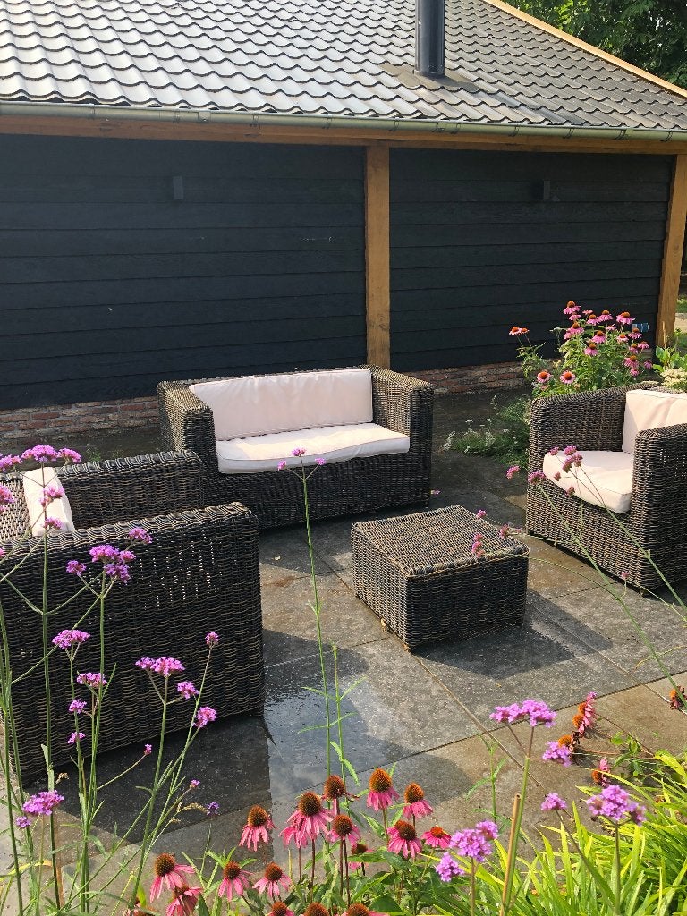 4 persoons loungeset, Ophalen, 4 zitplaatsen, Kunststof, Gebruikt