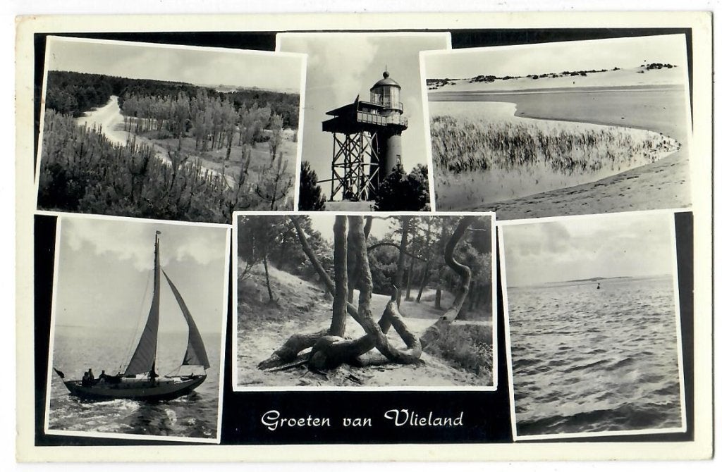 Groeten van Vlieland, Verzamelen, Verzenden, 1960 tot 1980, Gelopen, Waddeneilanden