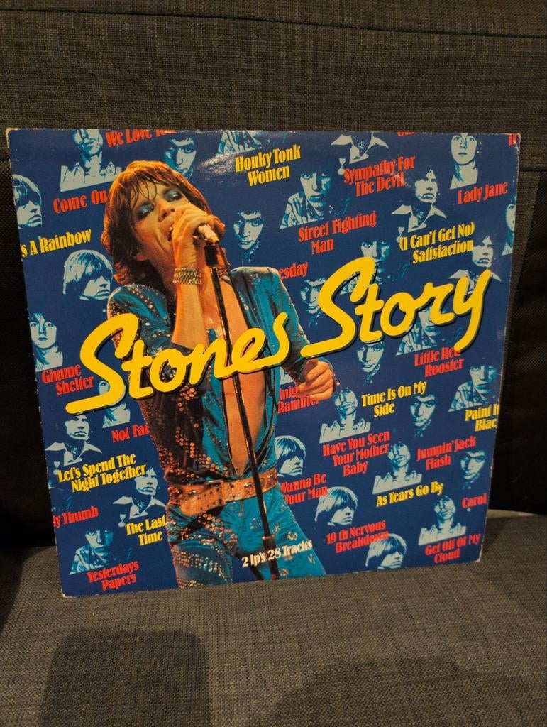 2LP - The Rolling Stones - Stones Story, Cd's en Dvd's, Vinyl | Rock, Ophalen of Verzenden, Zo goed als nieuw, 12 inch, Poprock
