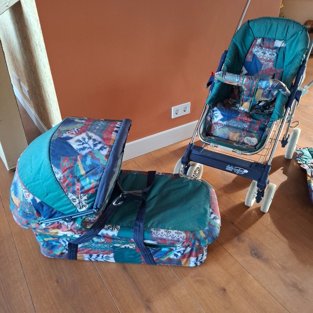 Combiwagen/kinderwagen buggy BEBE confort, Gebruikt, Combiwagen, Verstelbare duwstang, Ophalen