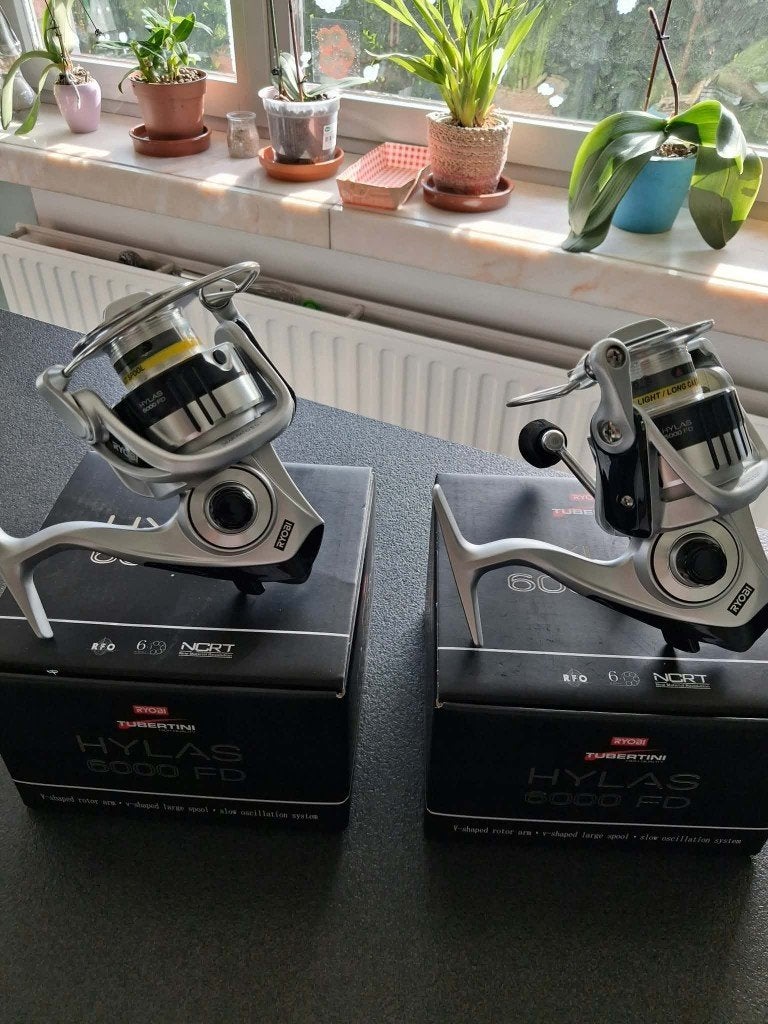 2 x RYOBI HYLAS 6000FD TUBERTINI. NIEUW, Ophalen of Verzenden, Nieuw, Molen