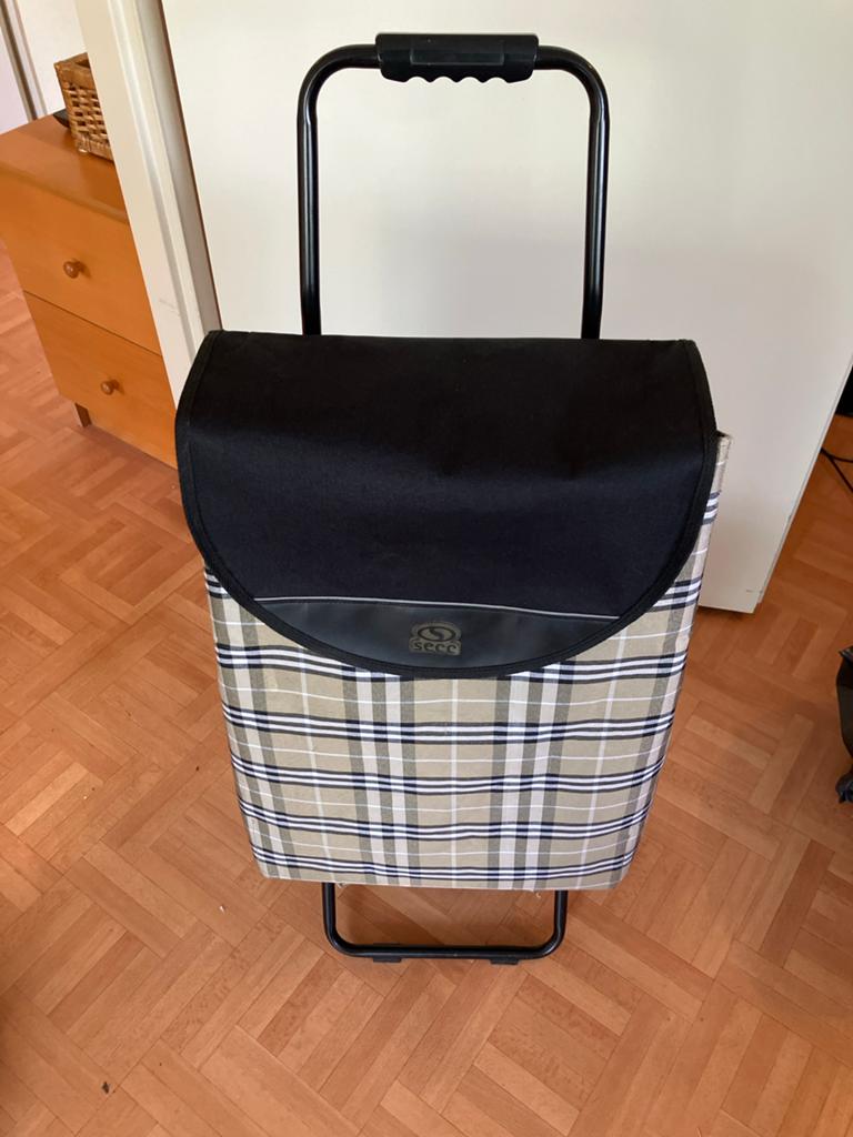 Secc boodschappen trolley, Ophalen, Gebruikt, Beige, 30 cm of meer