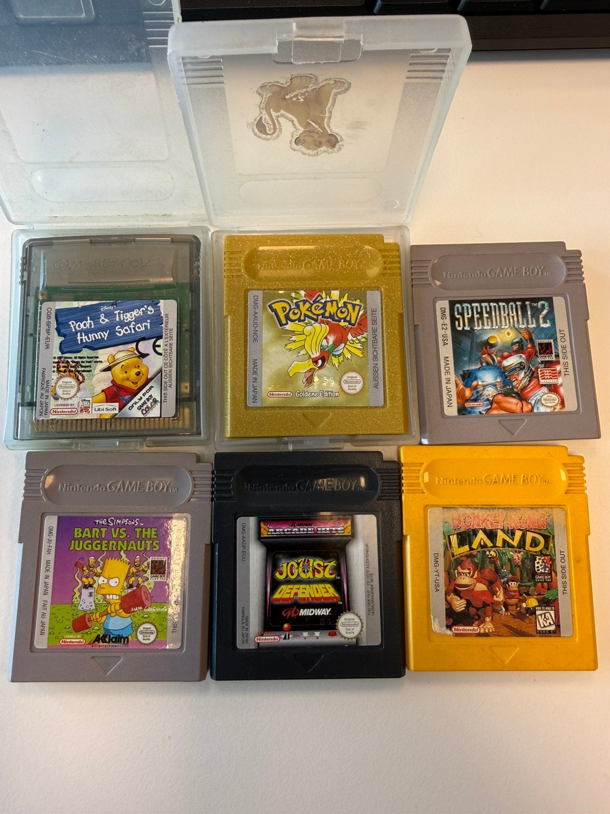 Gameboy games (Pokemon) + Color accessoires, Spelcomputers en Games, Avontuur en Actie, 1 speler, Ophalen of Verzenden, Zo goed als nieuw
