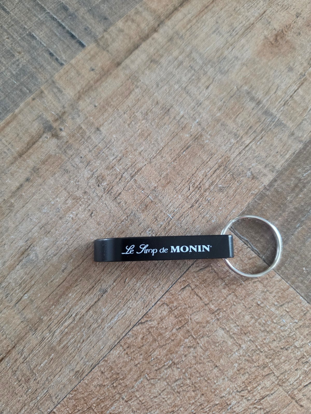 Monin Sleutelhanger Flesopener - Zwart, Ophalen of Verzenden, Zo goed als nieuw, Merk