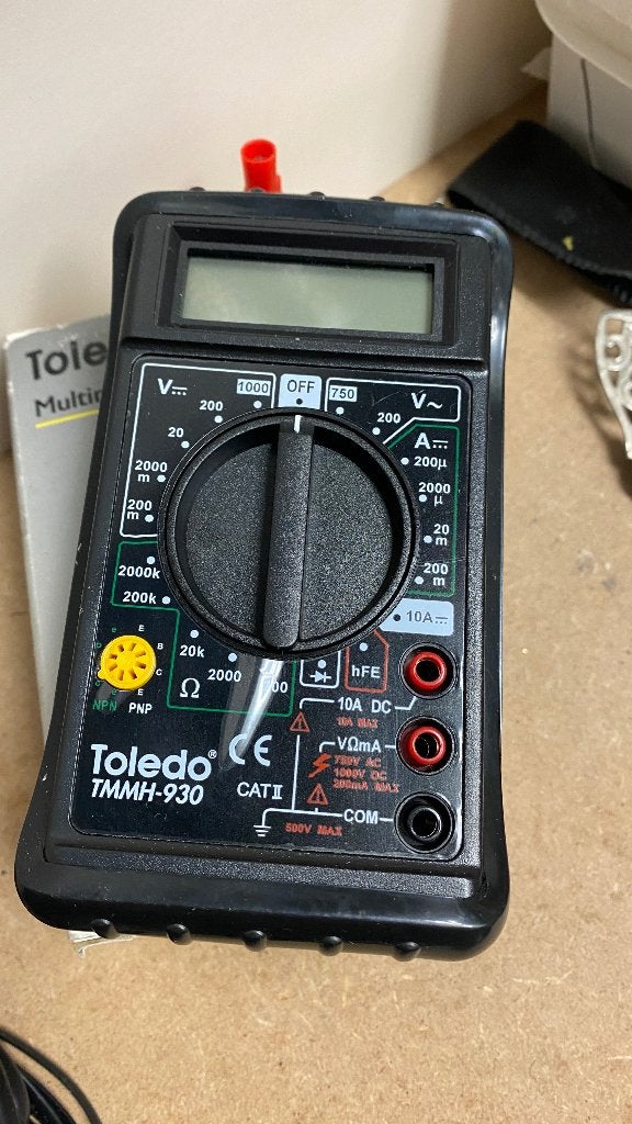 Toledo TMMH-930 Multimeter - Zo goed als nieuw, Ophalen of Verzenden, Zo goed als nieuw, Multimeter