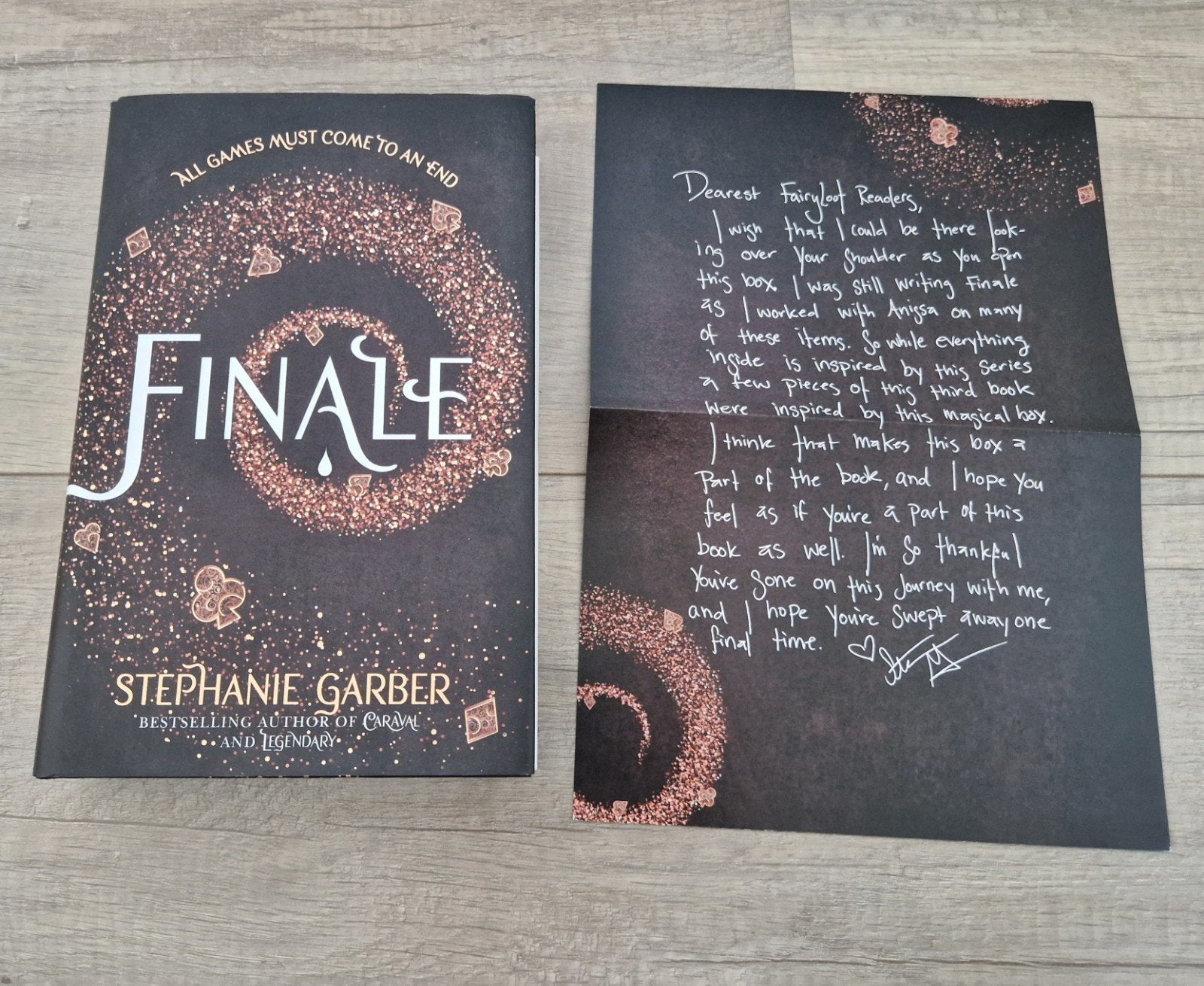 Fairyloot finale stephanie garber gesigneerd hardcover boek, Ophalen of Verzenden, Zo goed als nieuw