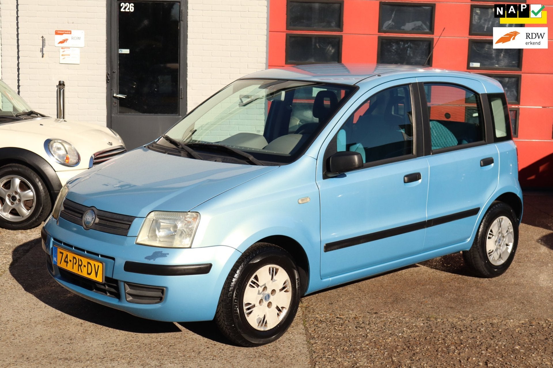 Fiat Panda 1.2 , 87.000 km , Nap , Nwe APK , Parkeer sensor, Voorwielaandrijving, Gebruikt, Origineel Nederlands, Bedrijf