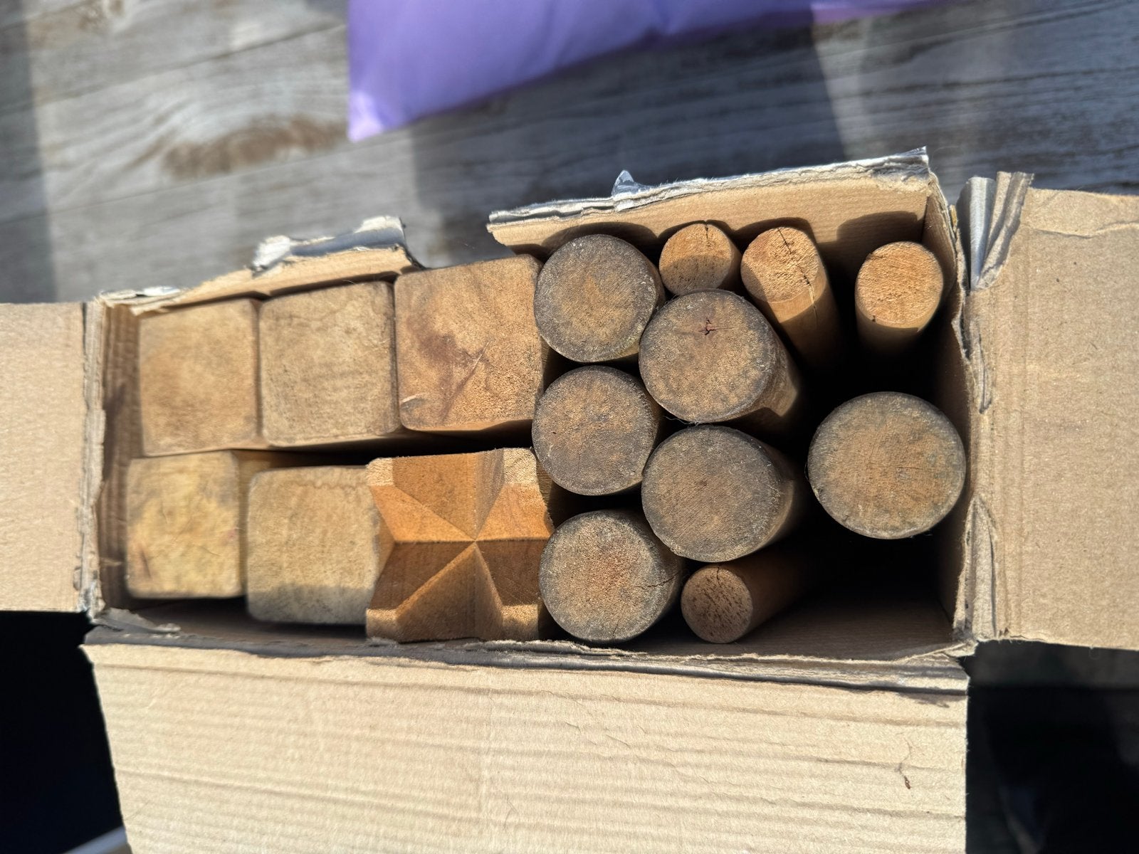 Kubb spel - Outdoor Play - Hoge kwaliteit berkenhout, Ophalen of Verzenden, Zo goed als nieuw