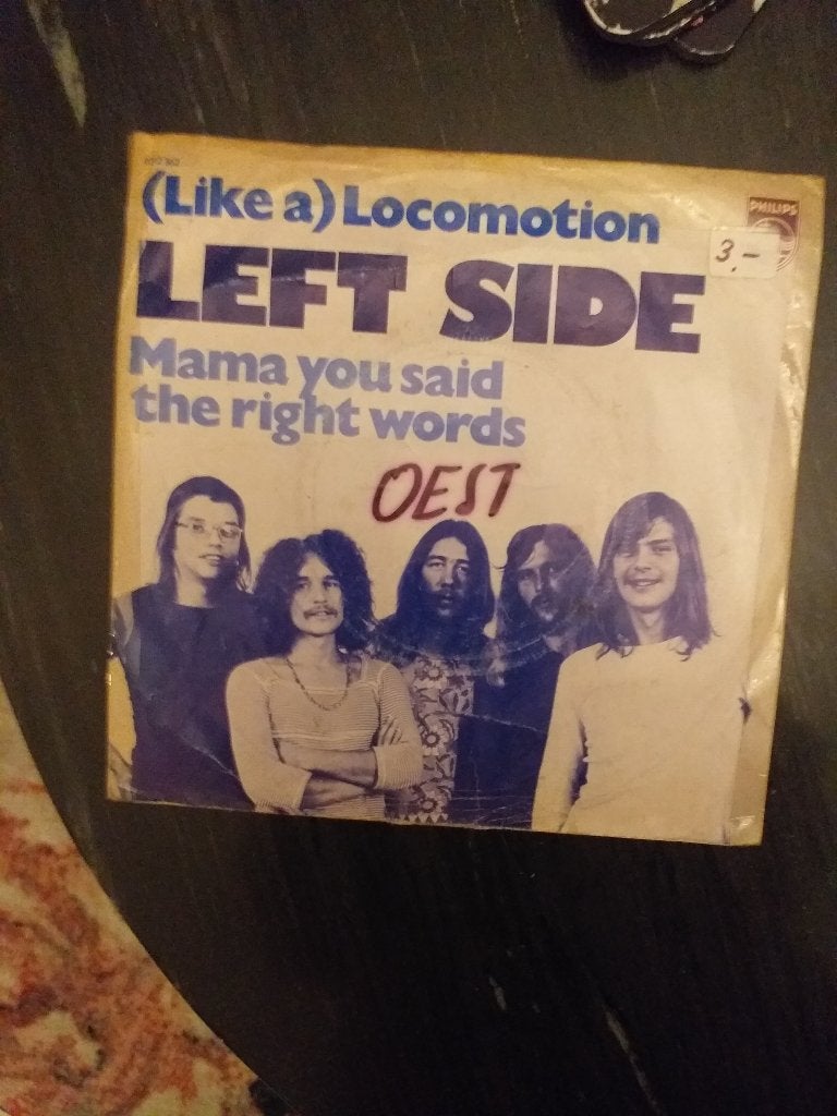 Left Side ‎– (Like A) Locomotion / Mama You Said The Right, Cd's en Dvd's, Vinyl Singles, Gebruikt, Pop, 7 inch, Ophalen of Verzenden