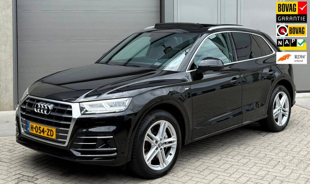 Audi Q5 50 TFSI e Quattro 2020 S edition Zwart PANO|CAM|NAP, Auto's, Audi, Bedrijf, Te koop, Q5, 4x4, ABS, Achteruitrijcamera
