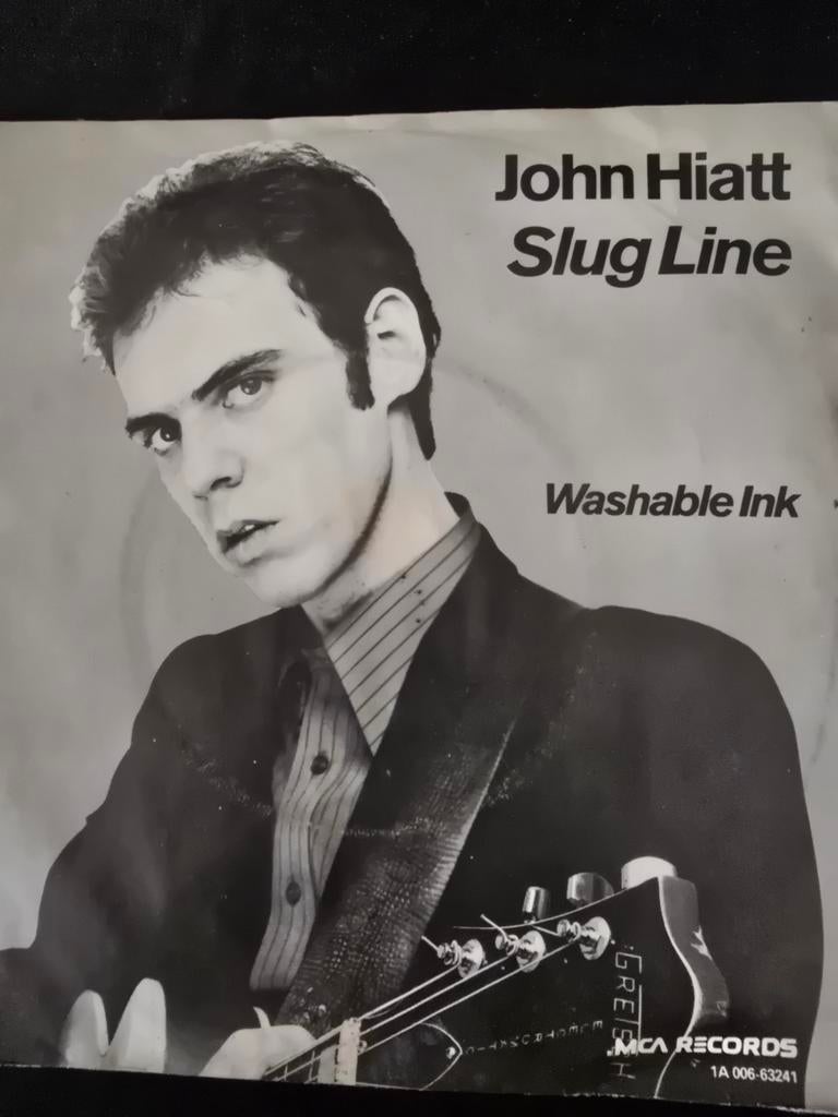 John Hiatt - Slug Line / Washable Ink (Single), Ophalen of Verzenden, Gebruikt, Pop