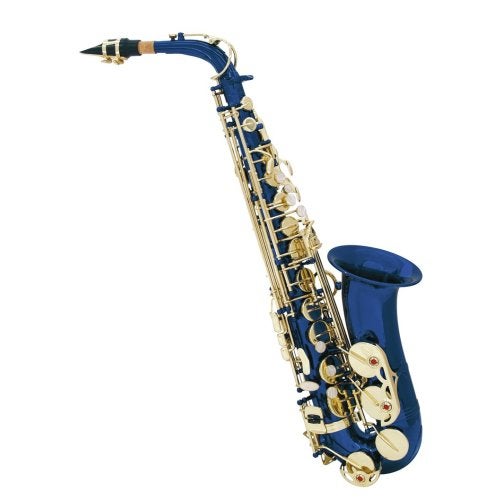 DIMAVERY SP-30 Eb Alto Saxophone, blue Altsaxofoon, Muziek en Instrumenten, Instrumenten | Onderdelen, Nieuw, Saxofoon, Ophalen of Verzenden