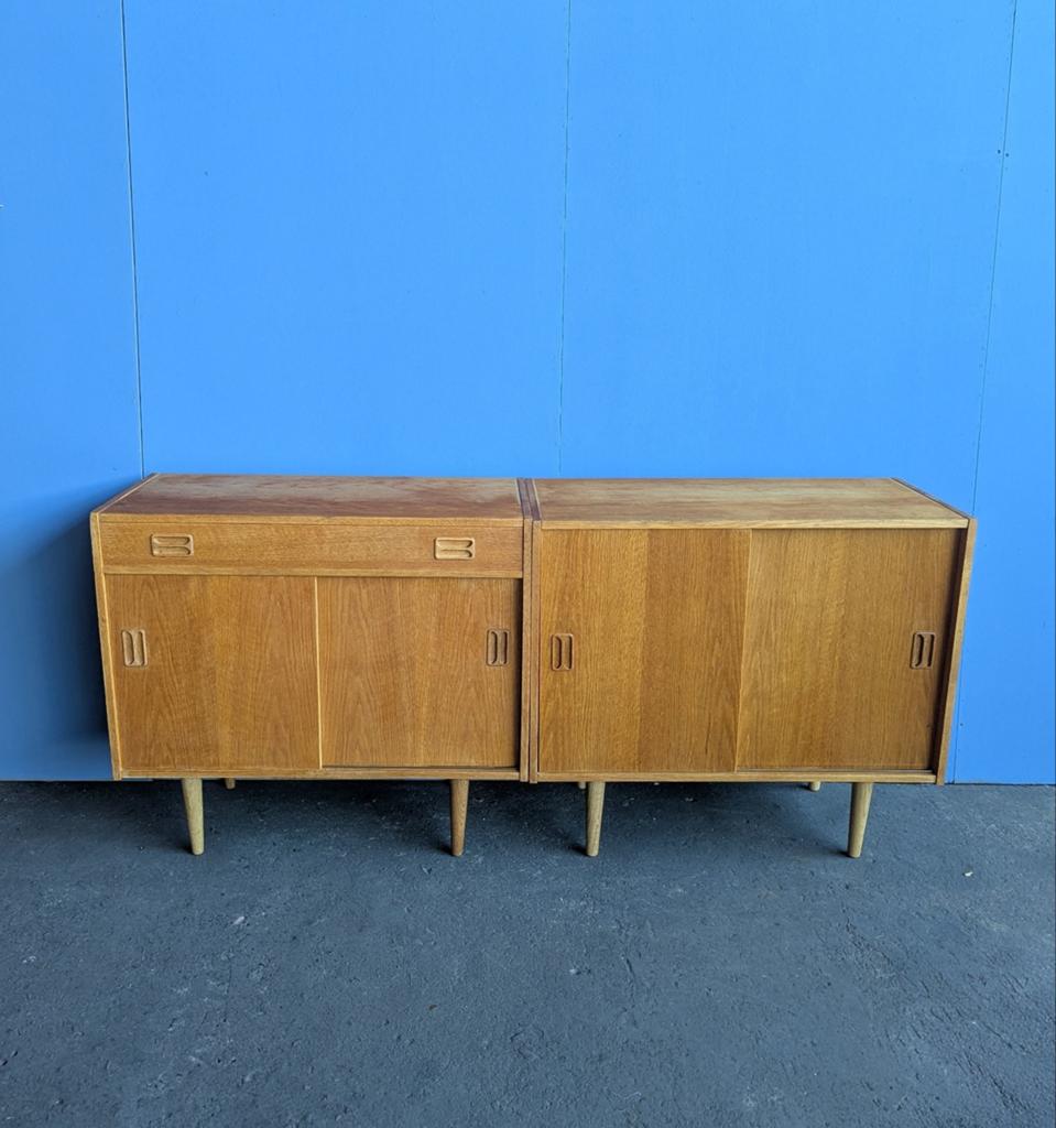 Vintage Deens dressoir - L178cm- 1960s, Ophalen, Gebruikt, 25 tot 50 cm