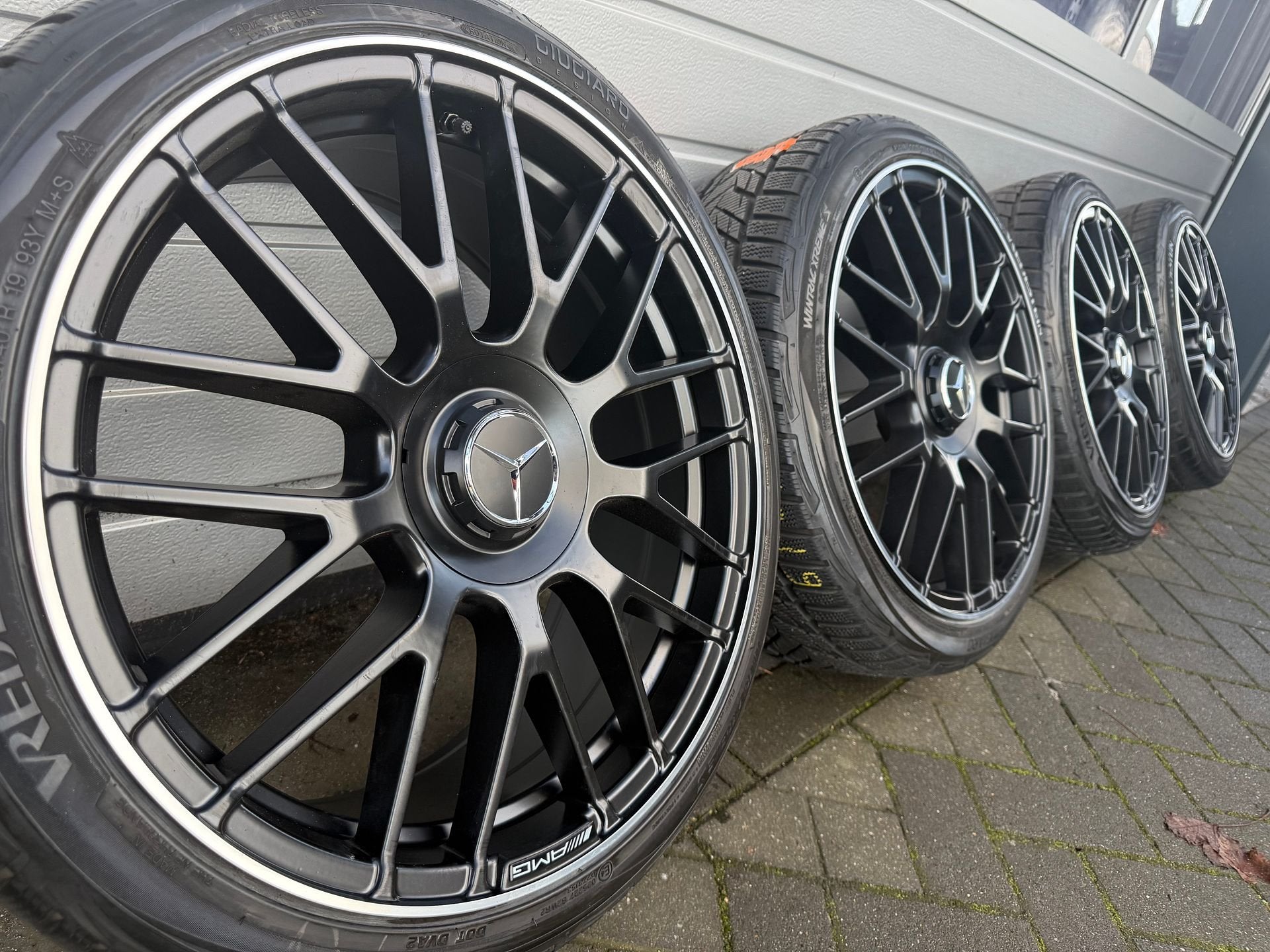 19 inc Mercedes S206 W206 C300E AMG W205 velgen winterbanden, 19 inch, -, -, Banden en Velgen