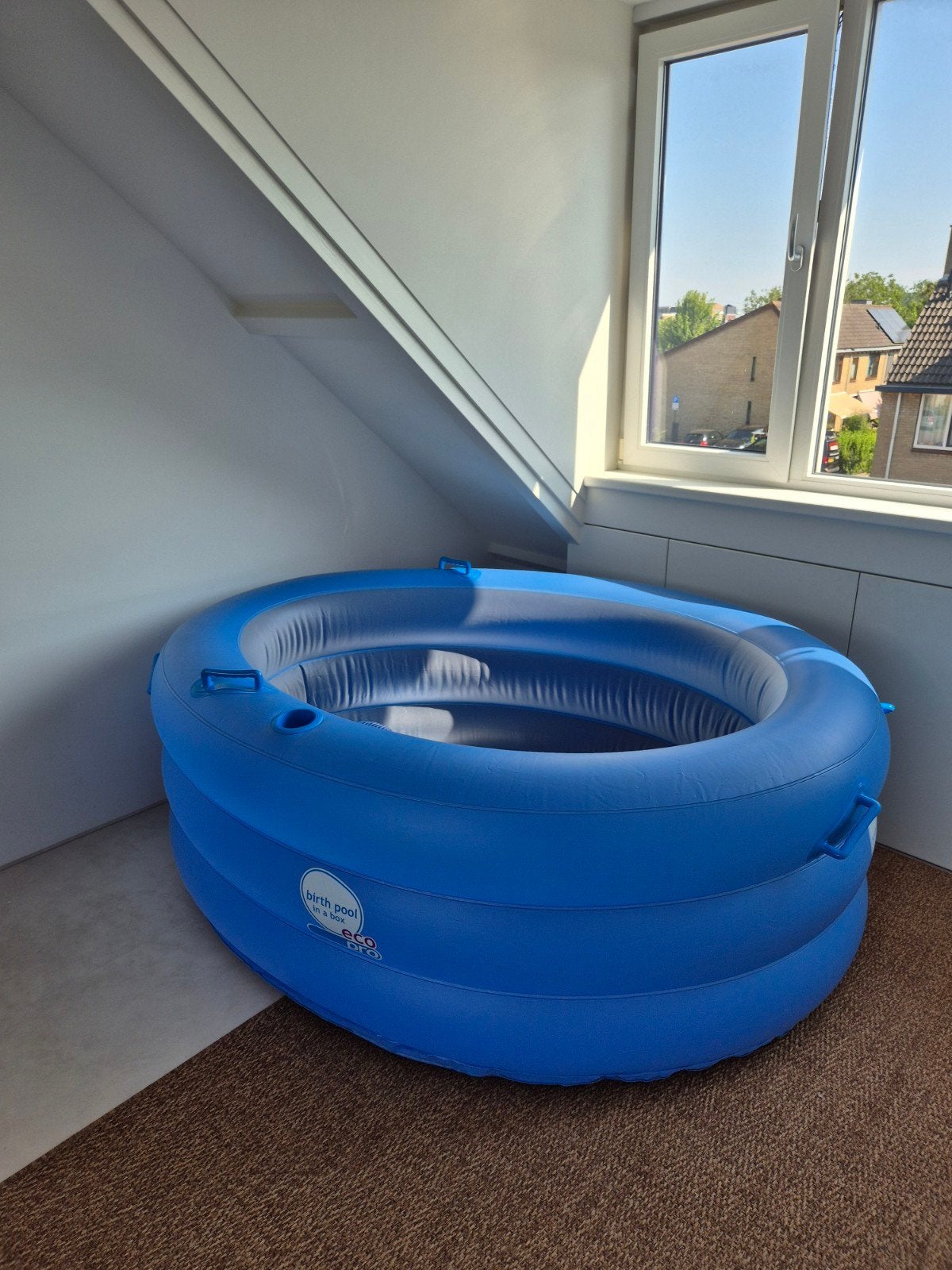 Bevallingsbad 'Birth Pool in a Box Eco Pro' met complete set, Ophalen, Zo goed als nieuw