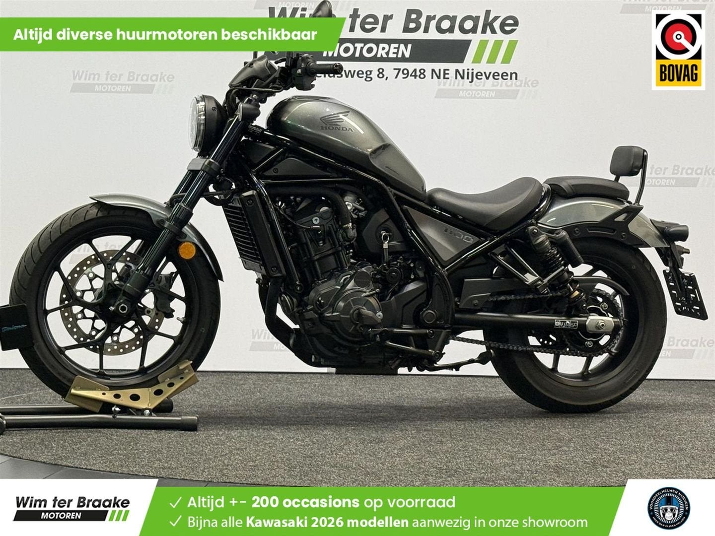Honda CMX 1100 Rebel DCT (bj 2023) 8,743 km, Motoren, Motoren | Honda, Bedrijf, Chopper, meer dan 35 kW, 2 cilinders, Motorrijbewijs A