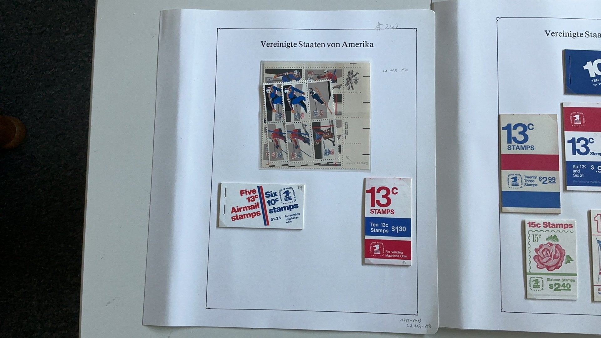 Amerika modern boekjes en velletjes en los 242 dollar nomi, Ophalen of Verzenden, Noord-Amerika