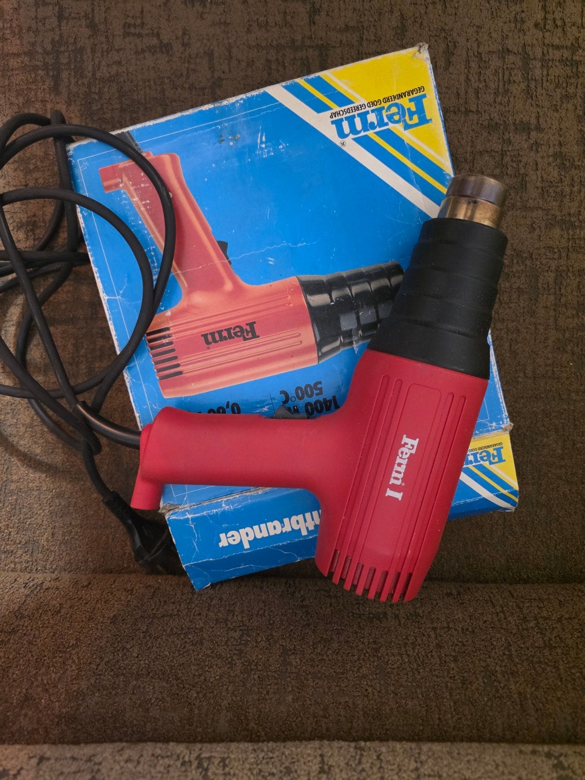 Ferm Heteluchtbrander 1400W - Zo goed als nieuw, Ophalen of Verzenden, Zo goed als nieuw, Overige typen, Ferm