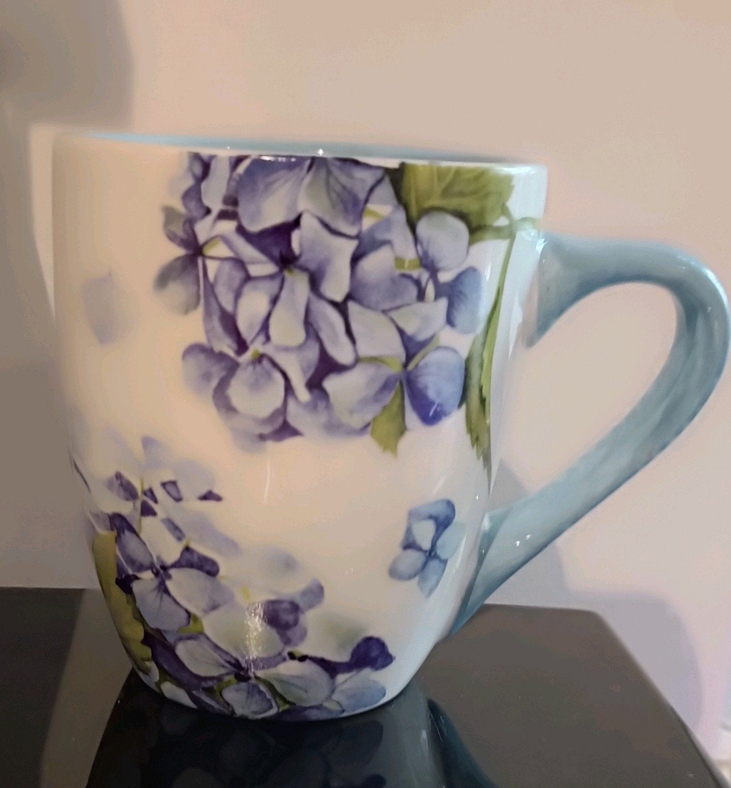 Jet by Ter Steege mok met Hortensia design (Z.g.a.n.), Ophalen of Verzenden, Zo goed als nieuw, Overige stijlen, Kop(pen) en/of Schotel(s)