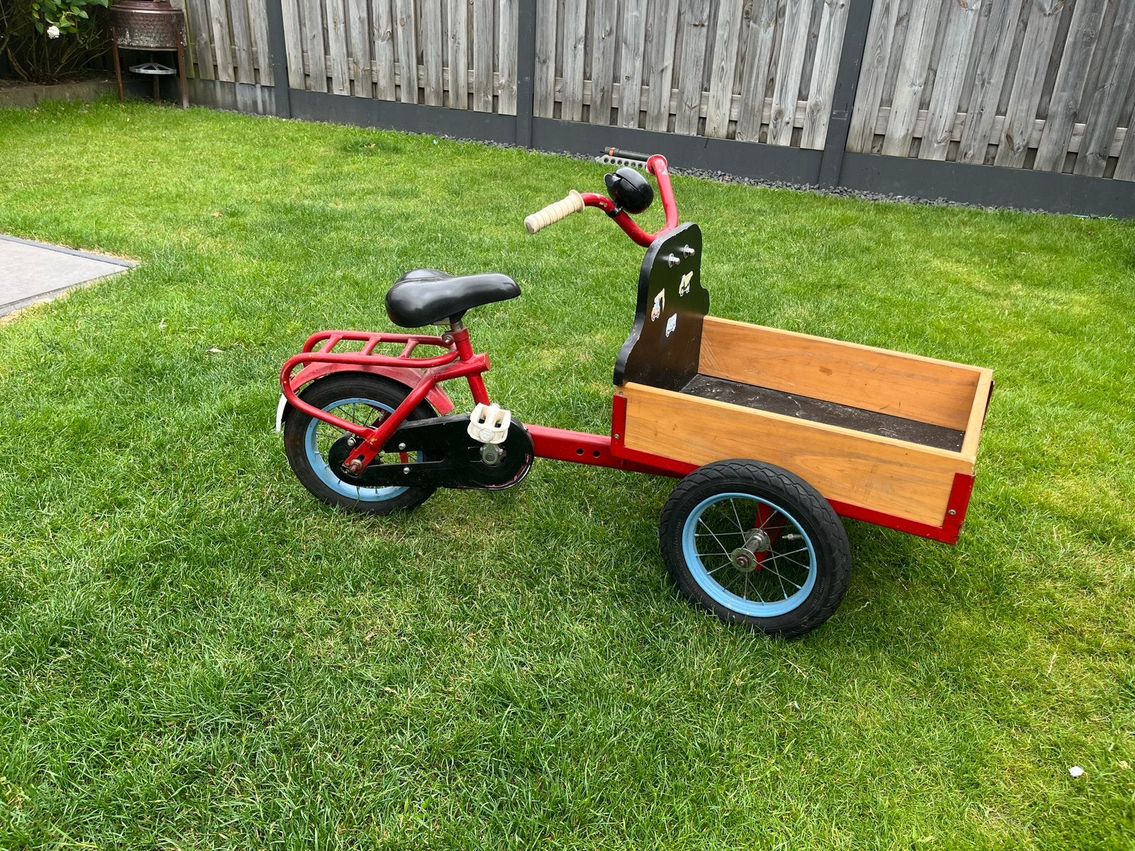 Kinderbakfiets - Stevige en leuke bakfiets voor kinderen, Overige merken, Terugtraprem, Gebruikt, Goederen