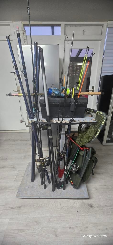 Hengels set -  zee hengels en molen, Ophalen of Verzenden
