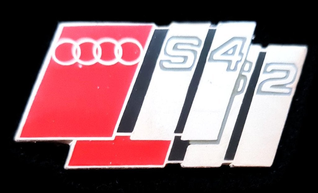 Audi S4 - S2 pin- grote maat, Verzenden, Nieuw, Transport, Speldje of Pin