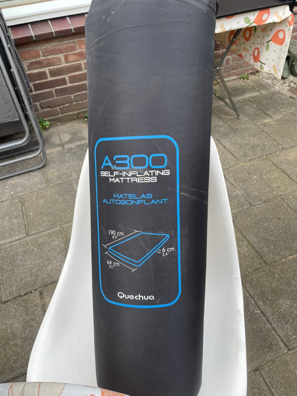 Quechua zelf opblaasbaar Matras A300, Ophalen