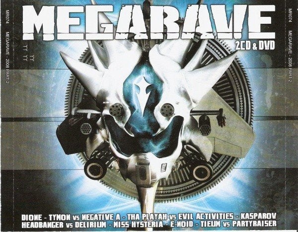 Megarave 2008 Part 2 - 2CD & DVD Hardcore Techno, Hardcore, Ophalen of Verzenden, Inclusief DVD, Nieuw in verpakking