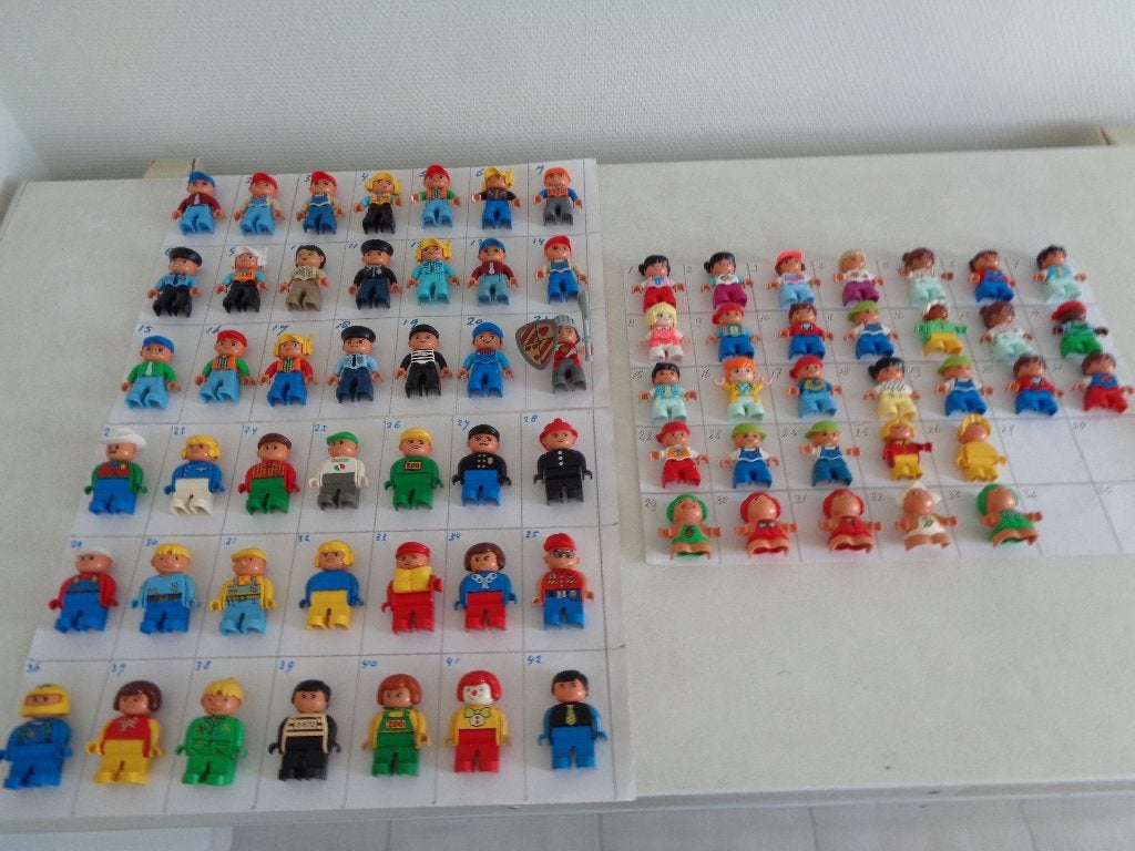 Duplo poppetjes.Vaders,moeders,politie,kinderen. enz., Ophalen of Verzenden, Zo goed als nieuw, Duplo
