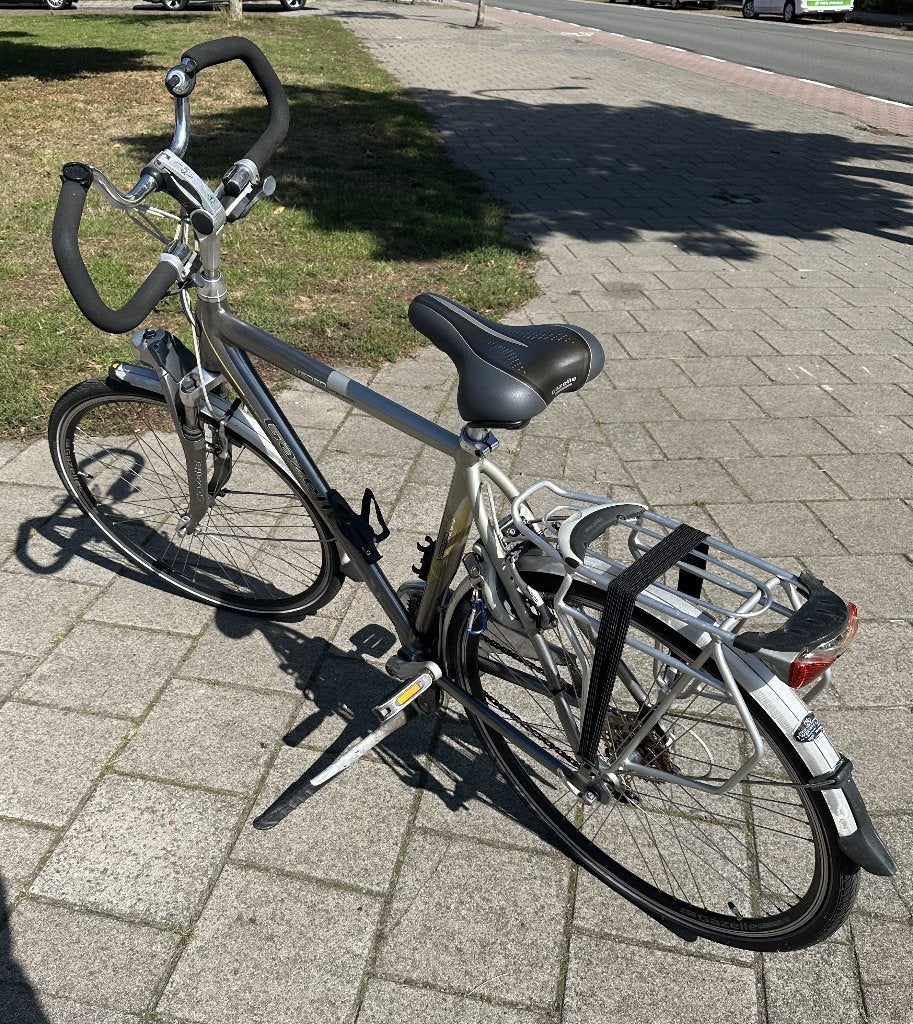 Gazelle herenfiets, Fietsen en Brommers, Fietsen | Heren | Herenfietsen, Ophalen, Gebruikt, Velgrem, Versnellingen