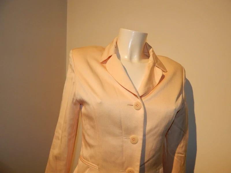 Celine Paris vintage blazer koetsiers look champagne tintF38, Verzenden, Zo goed als nieuw, Jasje, Maat 36 (S)